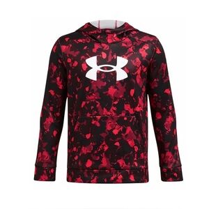 NWT Under Armour Boys' Armour Fleece Big Logo Printed Hoodie